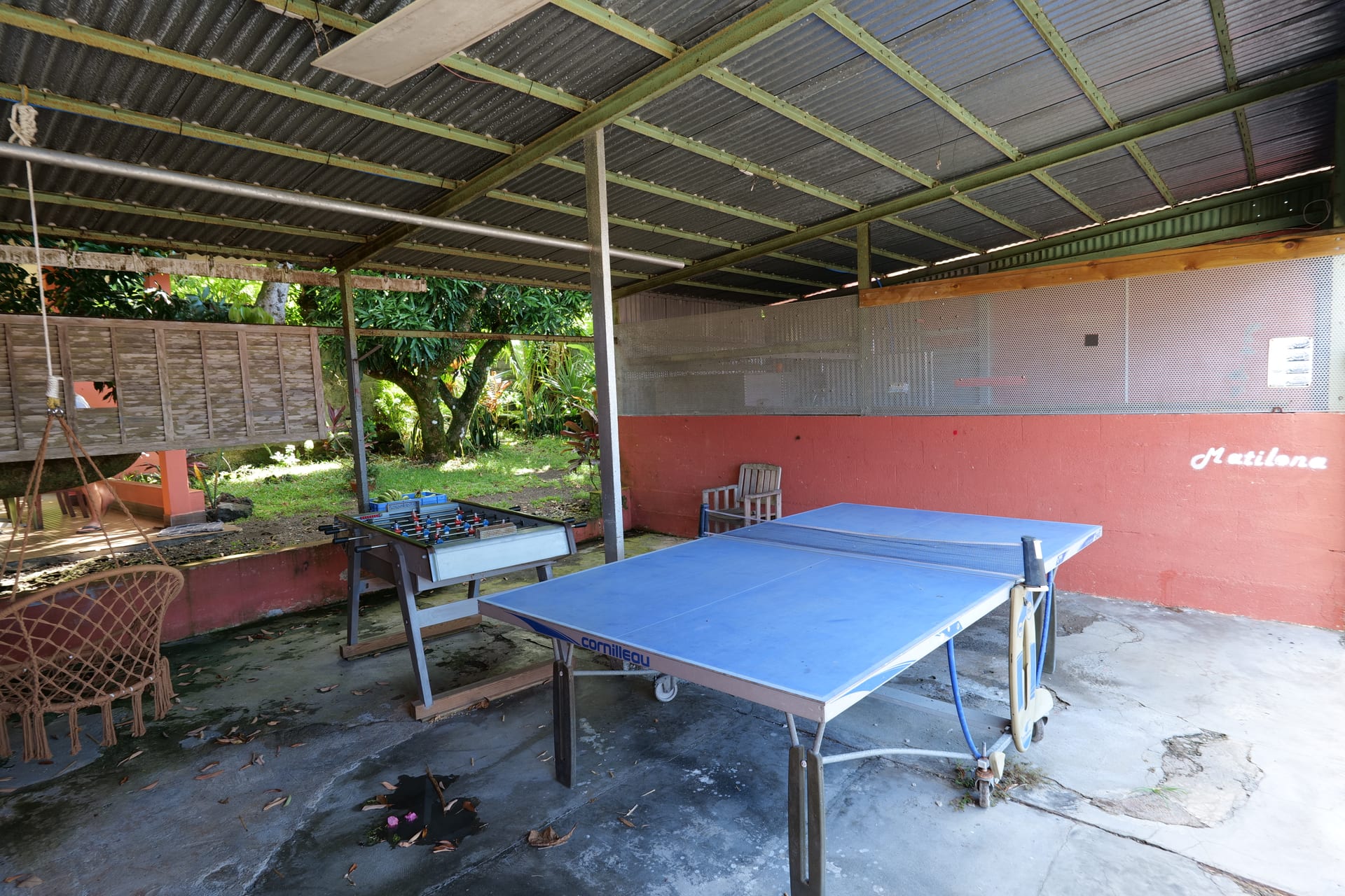Espaces communs et détente du Gîte Matilona
